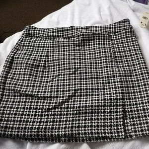 Chekered Mini Skirt